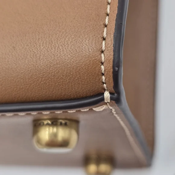 🔥SALE🔥💥NWT💥 Coach x Tom Wesselmann Floral Tote Leather Bag  💫DEFECT💫 - Picture 5 of 16